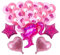29 rosa Mädchen-Luftballons in Hot Pink, Prinzessinnen-Ballons für rosa Prinzessinnen-Puppen-Mottoparty-Dekorationen, Ballons für Mädchen, Geburtstag, Babyparty, Prinzessin, Make-up