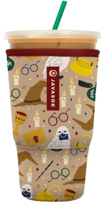 Sok It Java Sock Iced Coffee & Cold Soda Insulated Neoprene Cup Sleeve (Horcrux, Large: 300-32oz)
