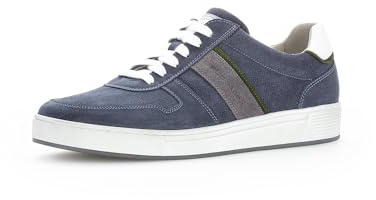 Pius Gabor Herren Sneaker Low,Halbschuhe,recyceltes Futter,zertifiziertes Leder,Wechselfußbett,Turnschuhe,Fjord/ash Kombi,45 EU / 10.5 UK