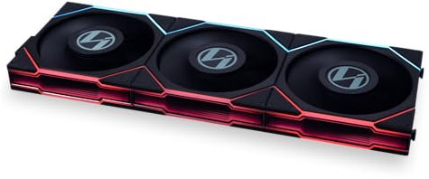 Lian Li UNI Fan TL LCD 120 Reverse Blade/Black/Triple Pack/with Controller - 12RTLLCD3B.US