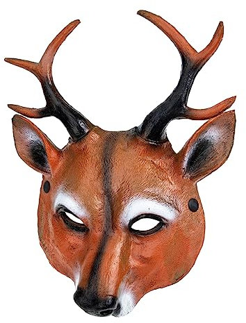 Abaodam Halloween-Requisiten halloween kostüm halloween costume camoing Halloween-Kostümmaske Giraffe Maskerade-Maske schöne Maske Party-Cosplay-Maske Abschlussball bilden Gesichtsmaske Pu