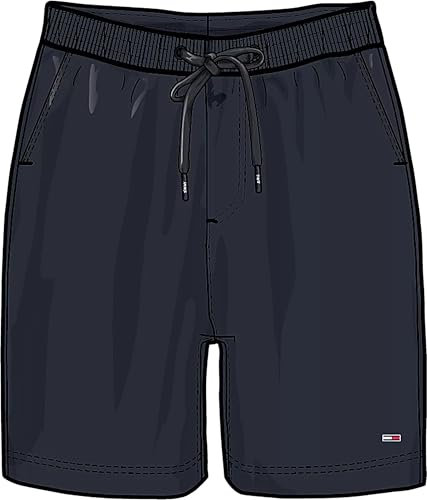 TOMMY JEANS Homme TJM Flag Beach Ext Dm0dm21931 Short De Survêtement, Blue (Dark Night Navy), XL EU