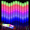 LED Party Neon Schaumstoff Leuchtstäbe, 12 Stück Leuchtstab LED, Leuchtstäbe Hochzeit mit 3 Modi, Glow Spielzeug Set, Knicklichter Kinder Erwachsene verfügbar Sticks für Geburtstag Party, Halloween