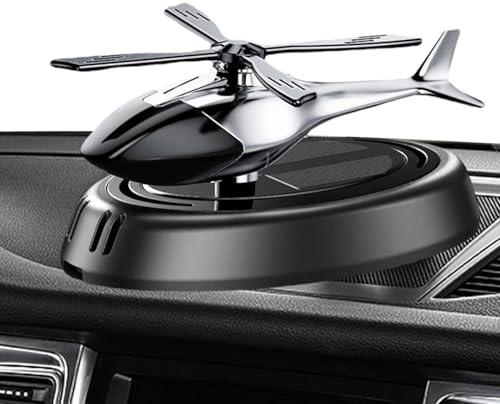 Helicopter Car Perfume, Rotating Car Air Diffuser, Luxury Car Aromatherapy, Car Perfume Diffuser, Solar-Powered Air Freshener, Helicopter Air Freshener, Decorative Car Diffuser