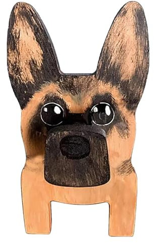 Nankoyal Brillenständer Für Hunde, Brillenständer Aus In Tierform, Brillenhalter Aus , Niedliches Dackel-Schäferhund-Ornament, Handgefertigter Brillenhalter Für Hunde