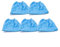 HEIBTENY Pack of 5 Textile Filter Bags for Parkside 1300 C3 IAN 102791 Wet Dry Vacuum Cleaner Filter Bags Accessories Spare Parts Washable Blue