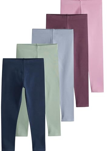 NEXT Mädchen Leggings (3 bis 16 Jahre), 5er-Pack
