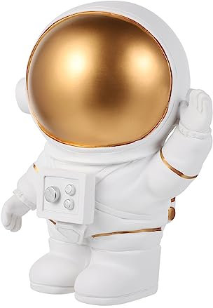 SOIMISS Raumfahrer Harzfigur Große Astronauten Für Schreibtisch Handgefertigte Raumfahrer Statue Stilvolle Dekoration Für Weltraum Fans