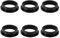 BOXOB 6pcs Joints Toriques en Forme de L 11228, Joints Pompe de Filtre à Sable Piscine en Caoutchouc Noir Pièces Rechange Compatibles avec Intex Moteur Pompe Filtre à Sable