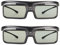 Annadue Lignes de Liaison DLP 3D, 144Hz Rechargeable Shutter 3D Lunettes 3D Eyewear pour LTV2500, 3000 Pro, 3500 Pro Projecteurs de Liaison DLP