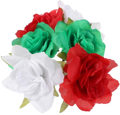 PLAFOPE Leichtes Blumenkranz Haarschmuck Stirnband aus Stoff Bequem und Elegant für Hochzeiten und Festliche Anlässe Stilvoller Blumenkopfschmuck für Damen