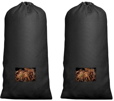 Quick Leere Slide Plan Garten Nadeltasche ermöglicht müheloses Entfernen der Nadel nach dem Mähen für Rasentraktoren Nadelsammler