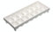 KitchenCraft Bandeja de cubitos de hielo Easy Release, Bandeja de hielo apilable para congelador, Plástico, 32 x 12 cm (12,5 x 4,5), Blanco