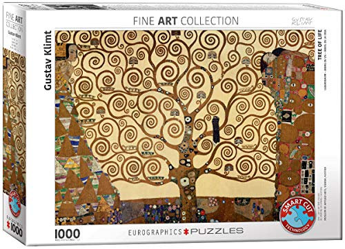 Eurographics Puzzle avec motif de l’Arbre de vie par Gustav Klimt 1 000 pièces