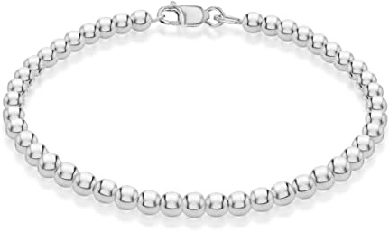 Tuscany Silver Damen Sterling Silber 6mm Ball Armband