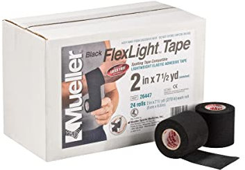 Mueller FlexLight Spatting Tape: 2 in. x 7-1/2 yds. (Schwarz) / 24-pack