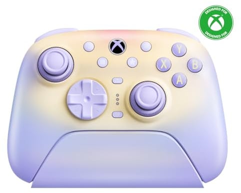 8Bitdo Ultimate 3 Wireless Controller for XBOX - Lavender Dusk | Xbox Series X|S, Xbox One, PC, Android, Apple - 2.4G for Xbox & PC, Force Ring TMR Joysticks, Hall Triggers with 2 Stops