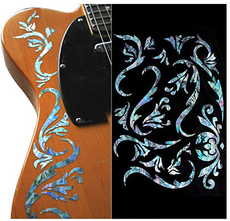 Inlay Stickers für Gitarren & Bass - Bob Weir's Cowboy Fancy Vine - Abalone-Mix