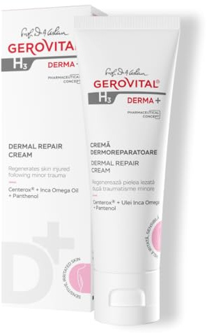 Gerovital H3 Derma+ Hautregenerierende Pflegecreme, 50 ml | Für gereizte und empfindliche Haut, beruhigt und schützt, geeignete Pflege für Kinder und Erwachsene