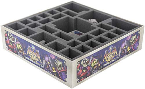 Feldherr Schaumstoff-Set kompatibel mit Arcadia Quest - Jenseits der Gruft Brettspielbox