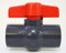 Kugelhahn 32mm mit 2 x Klebemuffe aus PVC - U 10 bar DIN 8063