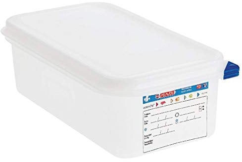 Araven GN1/3 Lebensmittelbehälter 4L, Sie erhalten 1 Packung, Packungsinhalt: 4 Stück