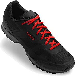 Giro Gauge Men's Mountain Bike Shoe, Black/Bright Red, US 12 / EU 46