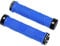 FIFTY-FIFTY MTB Griffe, Fahrradgriffe Mountainbike aus rutschfestem Gummi, Double Lock-on Fahrrad Griffe/lenkergriffe, für All-Mountain, Enduro, Downhill, E-Bike, Cross-Country (Blau)