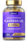 Flaxseed Oil Capsules 2000mg | 360 Count | Omega 3 6 9 with High Strength Alpha Linolenic Acid (ALA) | Cold Pressed Supplement | by Horbaach