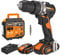 WORX Nitro 18V (20V MAX) Cordless Impact Drill, PowerShare, Brushless Motor, 60Nm, 13mm Chuck, Variable Speed Control, LED Light, 2pcs 2.0 Ah Batteries Included, WX352