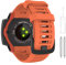 MoKo Correa Compatible con Garmin Instinct/Instinct Solar/Tactical/Instinct 2 Reloj con GPS, 22mm Pulsera Deportivo de Repuesto de Silicona Suave, Rojo Fuego
