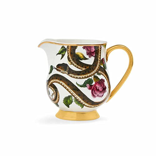 Spode Creatures of Curiosity 0.28 Litre Cream Jug Snake, Multi Coloured, CRC8825-XG