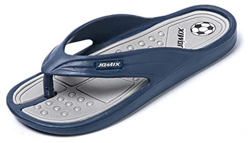 JOMIX Ciabatte Infradito Uomo Estive Infradito Uomo Mare Ciabatte Uomo Estive Infradito Casa Piscina Spiaggia SU8067 SG8064 (Navy Grigio, 40)