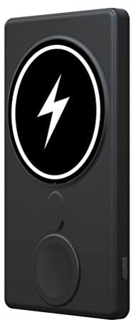 Tianbi 3 in 1 Magnetic Wireless Power Bank,5000mAh Wireless Charging Power Bank,Portable Charger 20W PD QC 3.0 Fast USB Battery Pack, Compatible for iPhone iWatch