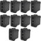 10 Pezzi Presa Bipasso Compatibile Living Light 2P+T 16A ANMECS Presa Bivalente Compatibile per serie Civile Bticino living international Nero(10 Pezzi)