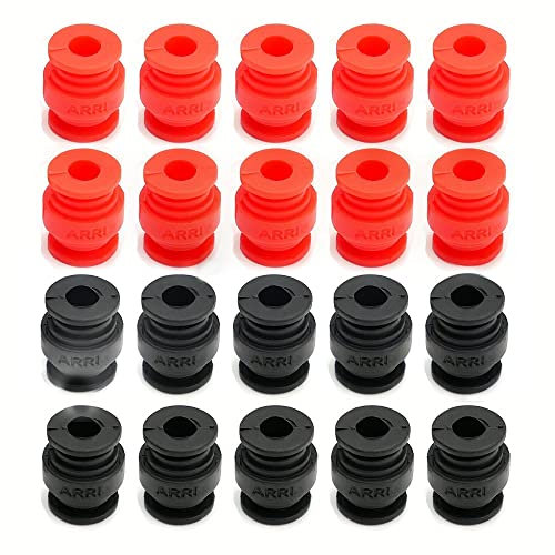 Zubehör für Drohnen 2 0pcs Vibrationsdämpfungskugel Anti-Vibration Gummi-Stoßdämpferkugel for FPV Kamera Gimbal Gopro (Color : Red 10 Black 10)