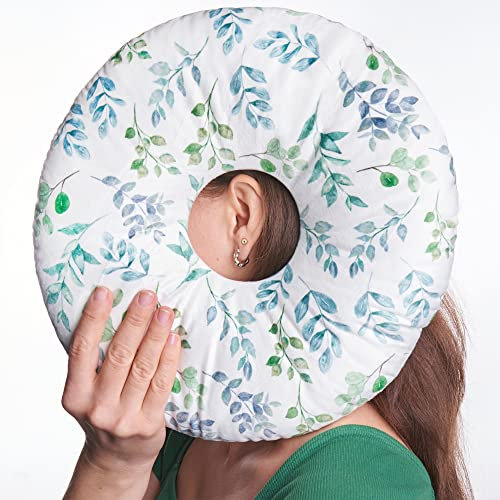 ODOXIA Piercing Kissen mit Loch | Für Ohr gegen Ohrenschmerzen | Donut Kissen | Ohrkissen | Sleepingring für Seitenschläfer zur Schmerzlinderung im Ohr | Kissen Seitenschläfer | Donut Ohrenkissen