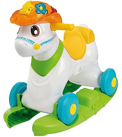 Chicco Baby Rodeo, Jeu à chevaucher, balançoire pour Enfants, 3 Boutons interactifs, Emballage en Plastique recyclé, 1 à 3 Ans, fabriqué en Italie