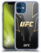Head Case Designs Officially Licensed UFC Black Gold Jersey Logo Soft Gel Case [Military Grade Protection] Compatible With Apple iPhone 12 Mini