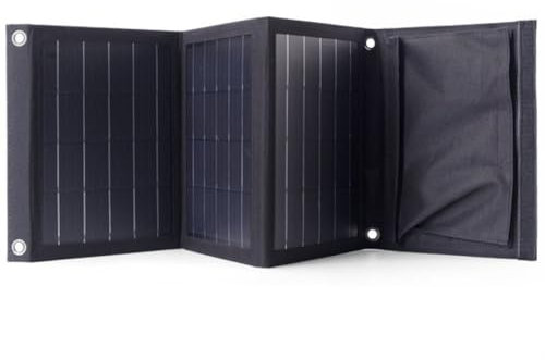 Choetech Solar Tourist Charger 22W faltbares Solarladegerät 2X USB schwarz (SC005)