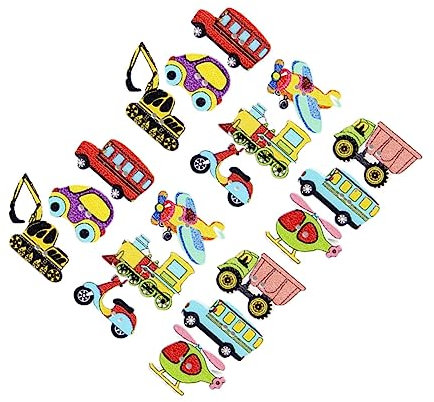 Lurrose Autodekoration 100St Knöpfe mit Tiermuster Kinderknöpfe scrapbook scheckheft Cartoon-Schaltflächen DIY-Kleiderknopf Sortiert Zubehör Dekorative Schnalle Holzknöpfe Kunsthandwerk