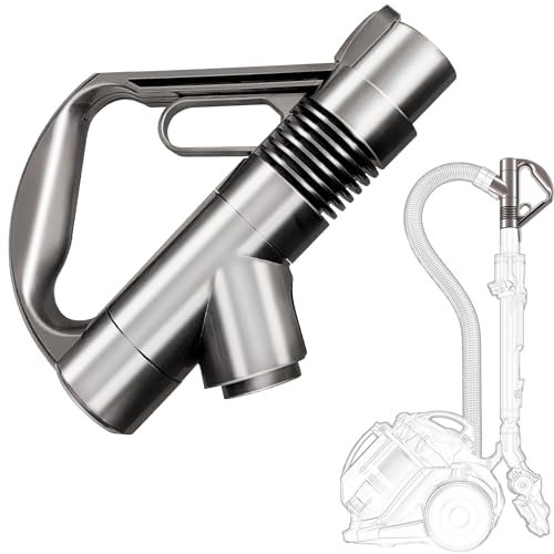 Arcets Handgriff Staubsauger für Dyson, Griff Drehbar mit Saugkraftregulierung für Dyson DC19 DC23 DC29 DC32 DC33C DC37 Staubsauger (Grau)