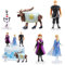 Powmag 5 Stück E-iskönigin Figuren, Fro-Zen Tortendeko, An-NA und EL-sa Kuchen Deko, Tortenaufleger Figur Spielzeug, Kuchendekoration für Kinder Mädchen (C-5pcs)