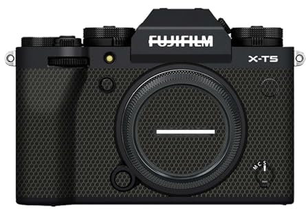 Mebont Anti-Scratch Camera Cover Skin Sticker for Fujifilm X-T5 Mirrorless Digital Camera Body Protector Film Anti-Wear Lens Hood Skin Protective Decoration and Wear Resistance(Glossy Black)