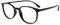 Firmoo Lesebrille mit Sehstärke 0.5 für Damen Herren, Blaulicht Computer Lesebrille für Bildschirme, Blendfreie Lesehilfe TR90 Schwarz
