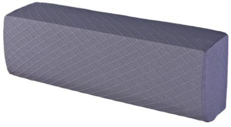 Fudaiki Lavable Funda Elástica para Aire Acondicionado Prueba de Polvo para la Mayoría de las Unidades de Pared Mini Split Cubiertas Interiores de AC Gris L