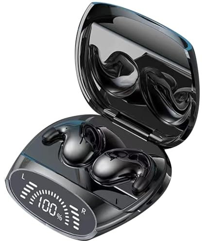 bone conduction headphones Wireless Sleep Earbuds for Side Sleepers Soft Comfortable Sleeping in Bed Ear Buds on Side Invisible Earphones Bluetooth Nighttime Sleeping Flat Earbuds Small Tiny Mini Head