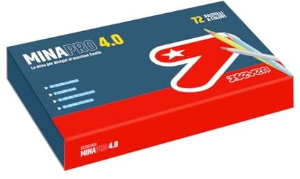 Seven Buntstifte Set, Farbstifte mit 4.0 Mine, Holzbuntstifte mit Namensschild, FSC-zertifiziertem Holz, ideal für Schule, Freizeit, Geschenkidee Kinder, 72er-Pack