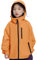 Rolanko Veste Imperméable à Capuche pour Filles, Manteau de Pluie Léger Coupe-vent Vêtements de Pluie pour Garçons de 7 à 14 Ans, Orange, Taille : 150/10-11 ans
