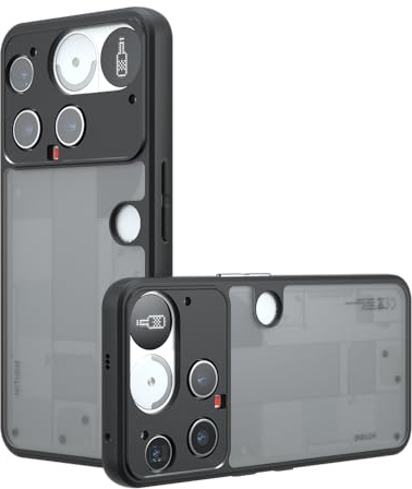TingYR Hülle Kompatibel mit Nothing Phone 3, Handyhülle Stoßfest rutschfest Kratzfest Anti-Fingerprint Bumper Schutzhülle, SchutzHülle Kompatibel mit Nothing Phone 3.(Schwarz)